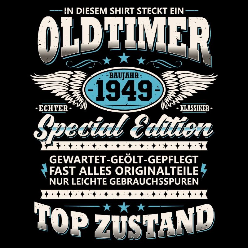 Oldtimer Baujahr 1949 Jahrgang Geburtstag Geschenk