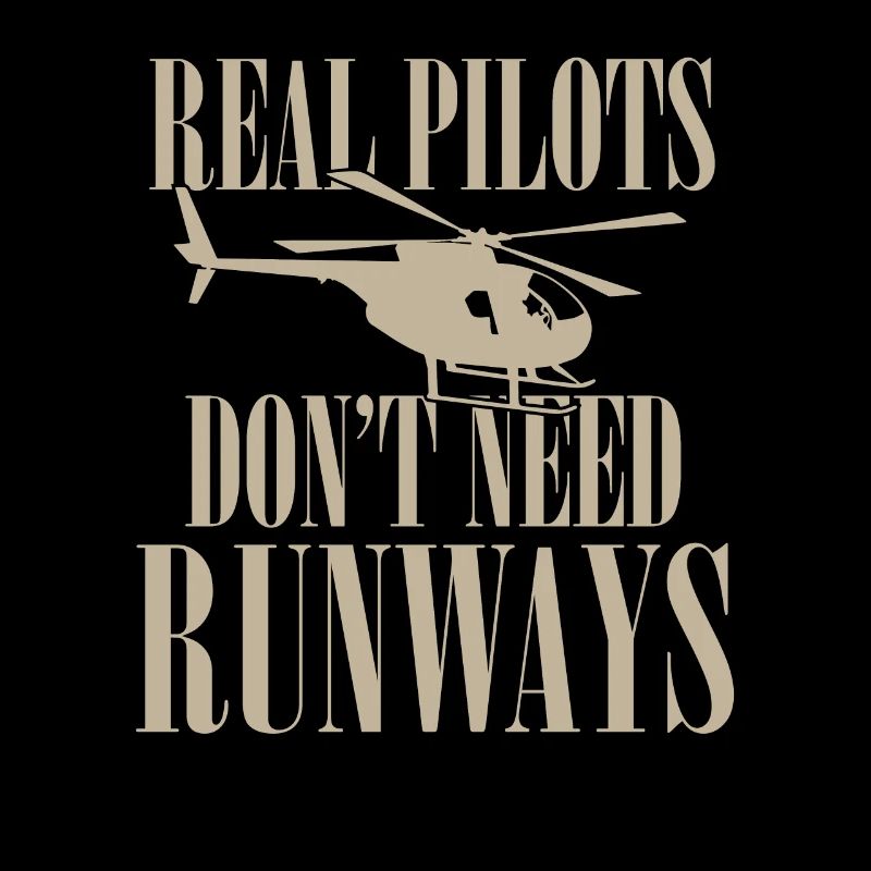 Helicopter pilot do not need a runway