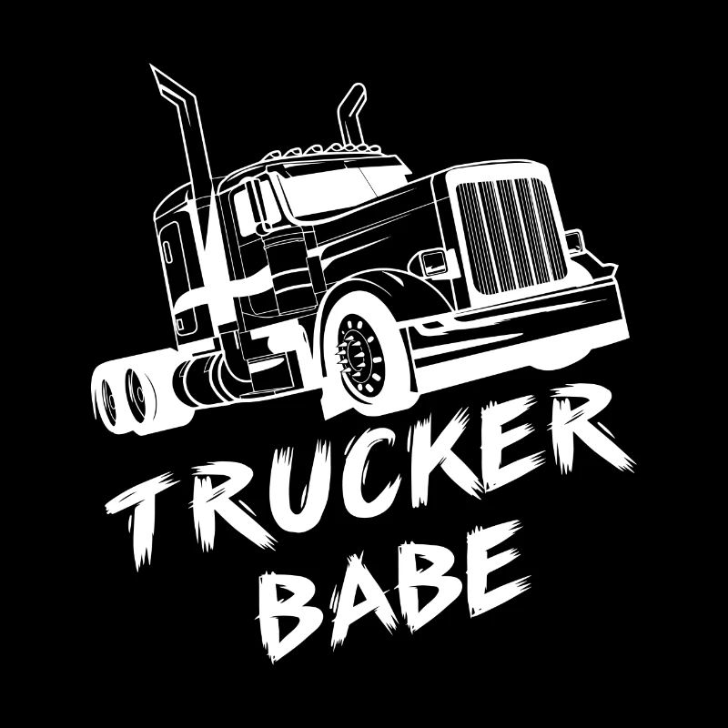 Trucker babe LKW-fahrer Geschenk
