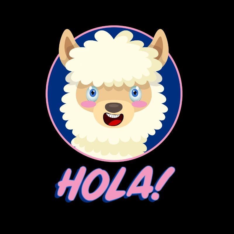 Alpaca Hola! Animal Geschenkidee