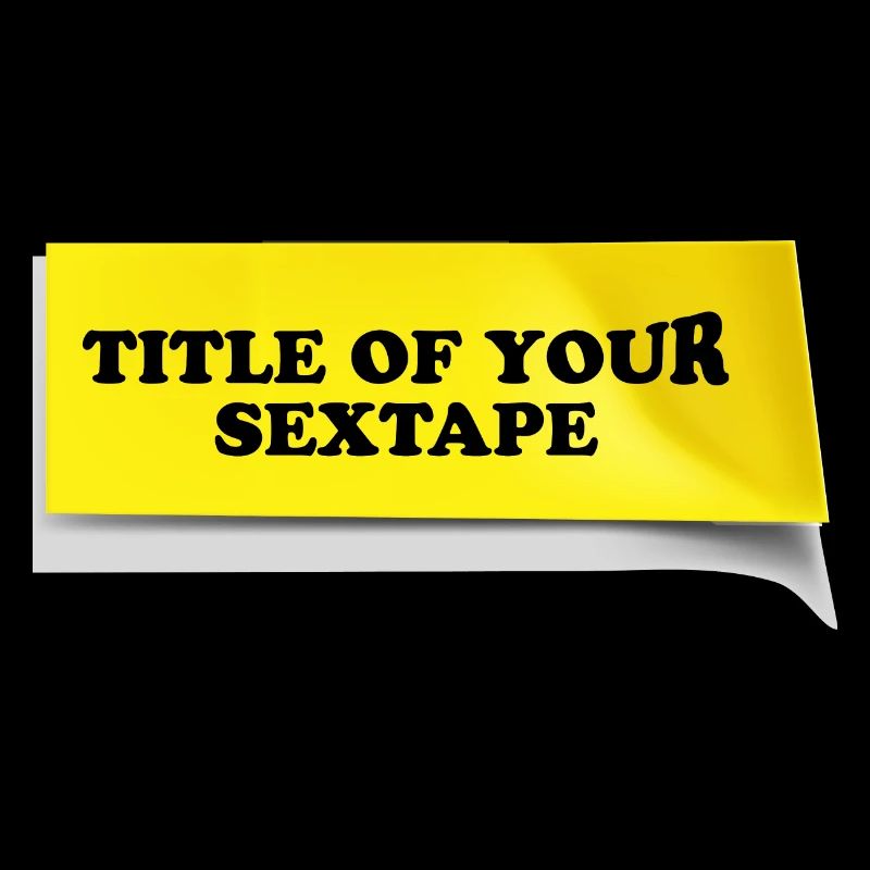 Titre de votre design post-it de sextape