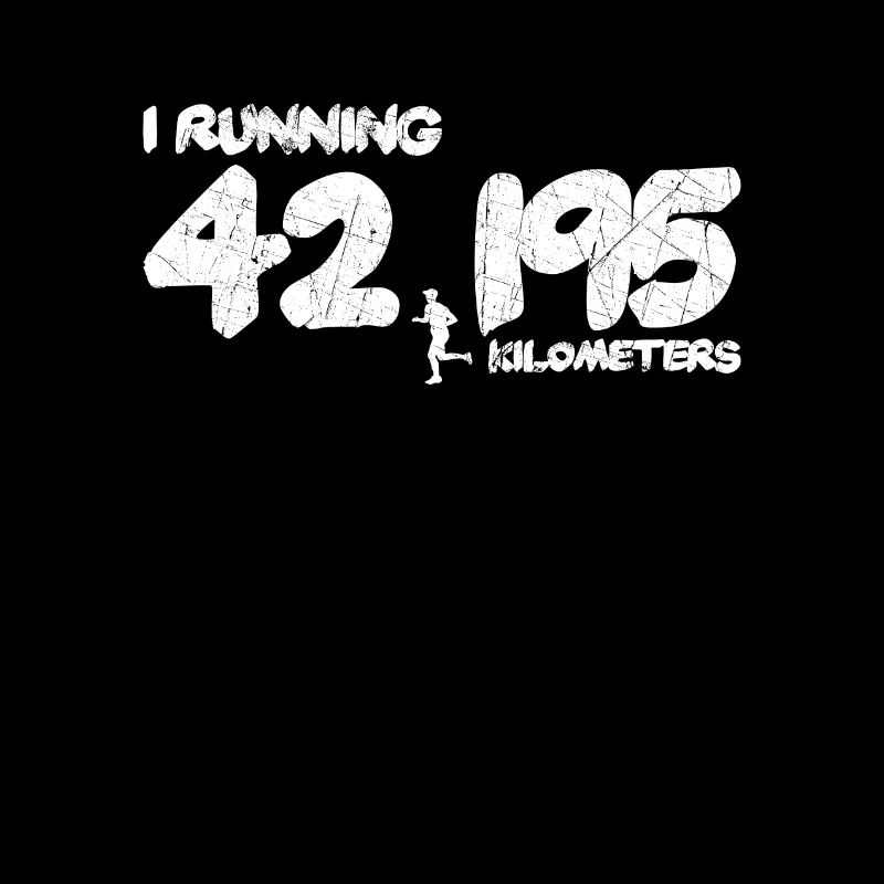 Jogger Running Jogging Runner Marathon 42,195km