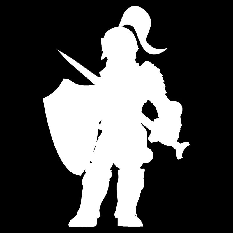 Fantasy Role-Playing Game - Knight Silhouettes Design