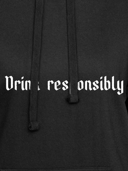 Drink responsibly