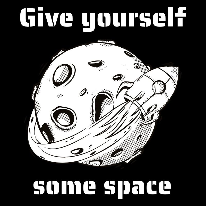 Give Yourself Some Space Retro Outer Space Designs