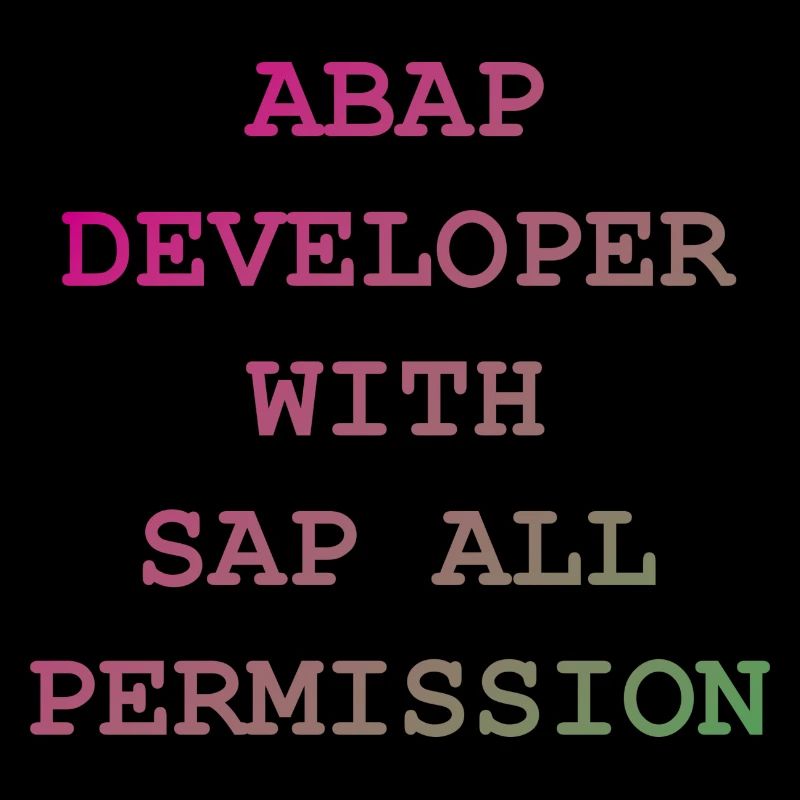 ABAP SAP Developer! Geschenkidee