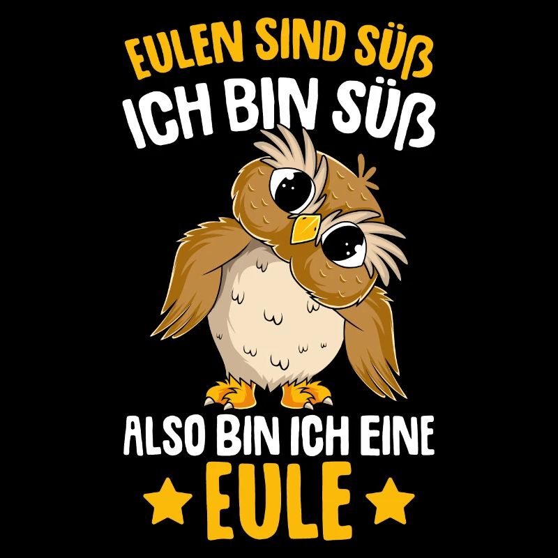 Eulen sind süß Kinder Mädchen Eule