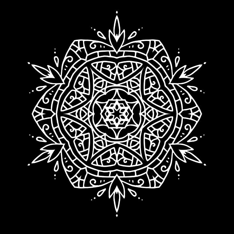 mandala fleuri