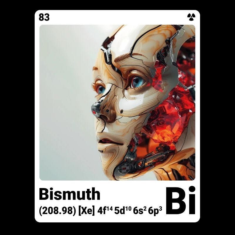 AI am Bismuth (wt) mode périodique nerdstyle nerd