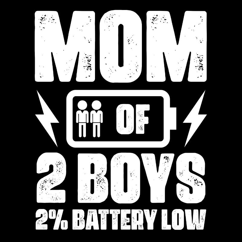 Mama Von Zwei Jungs Mutter Muttertag