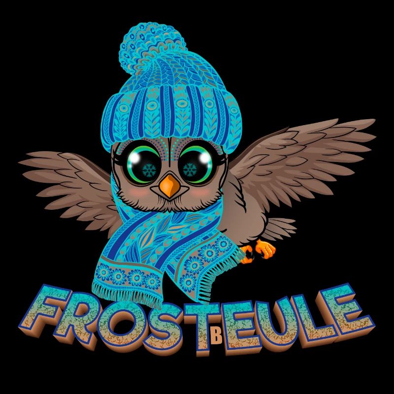 Frosteule Eule Frostbeule Herbst Winter