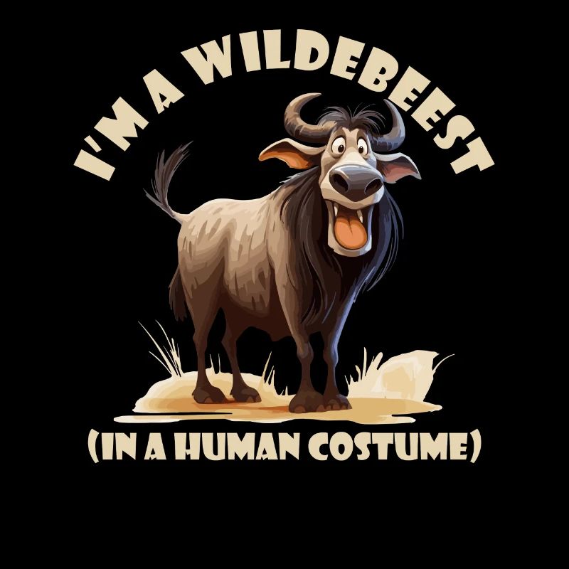 Ich Bin Ein Gnu Witziges Halloween Kostüm Gnu