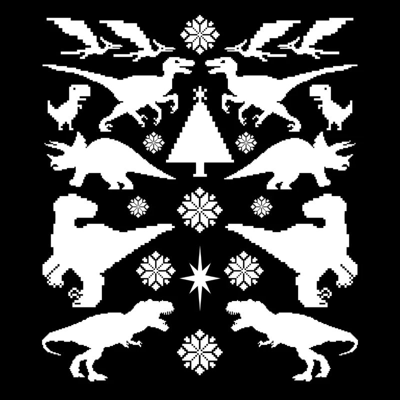 Dinosaurier Hässlicher Weihnachtspullover