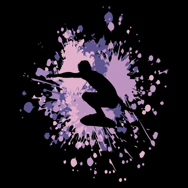 Great Surfer Color Splash