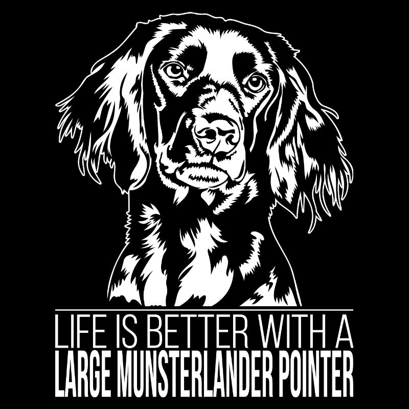 Large Munsterlander Pointer life is better Hunde