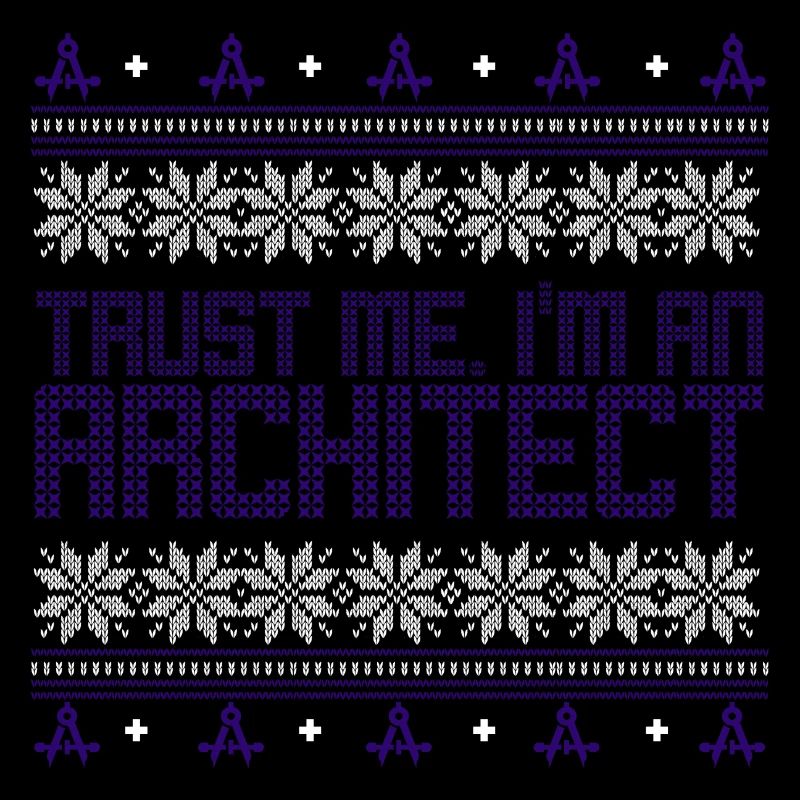 Architecte laid noël pull, professions zirkel