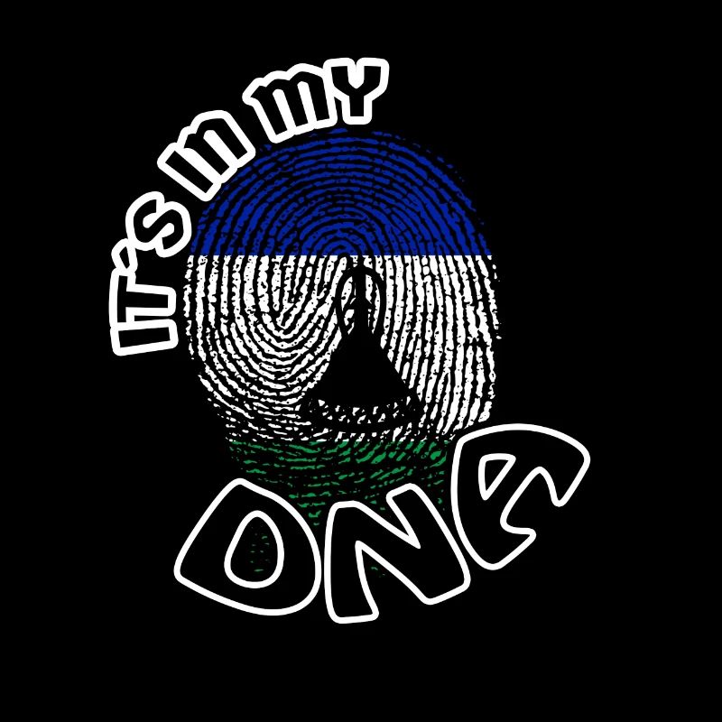Geschenk Its in my dna dns roots Lesotho