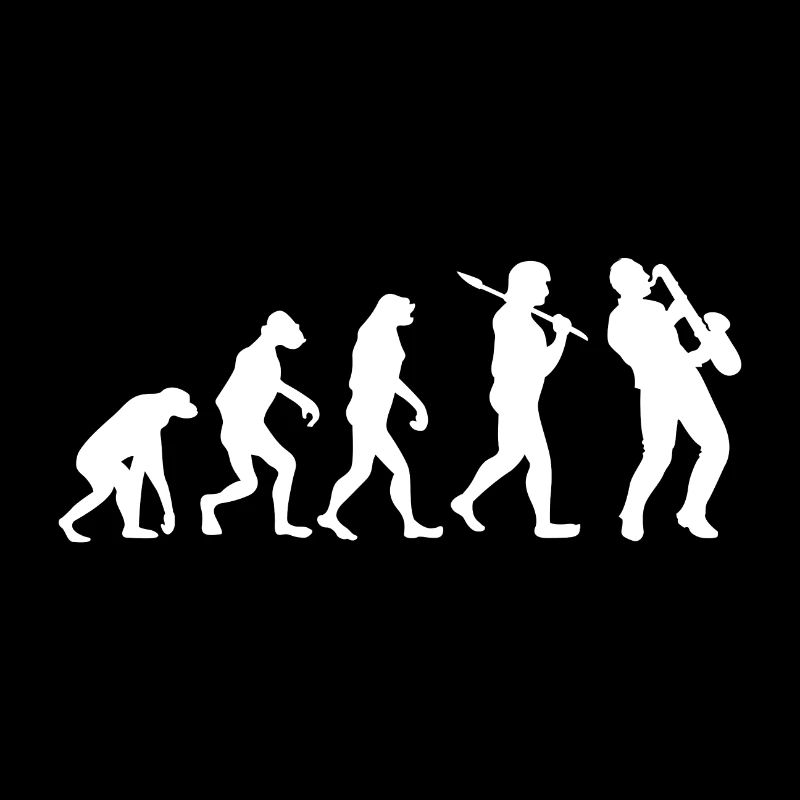 Evolution Saxofon Geschenk Musik Saxophon