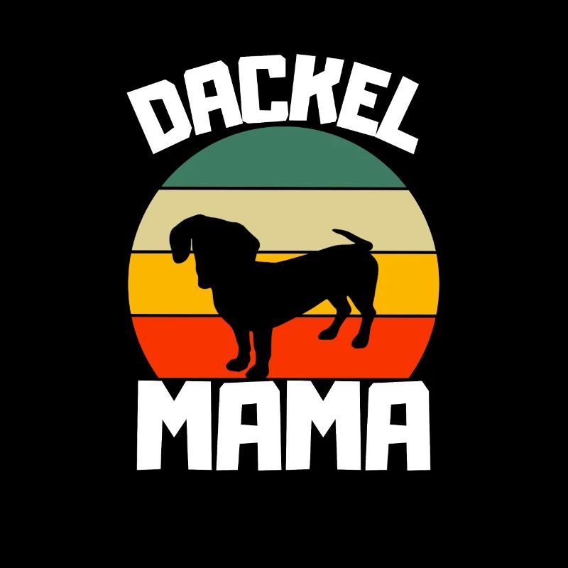 Propriétaire d’animal Chiens Maman Cadeau Rétro Teckel