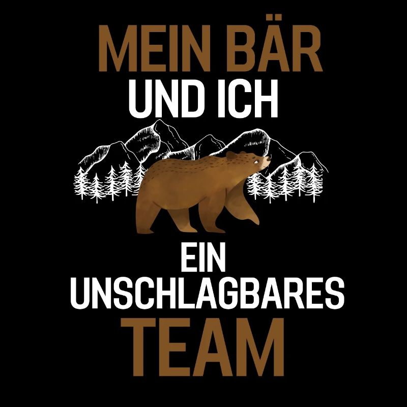 Braunbär Wald Tier Lustiges Geschenk Grizzly Bär