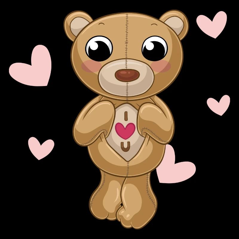 Putziger Comic Teddybär