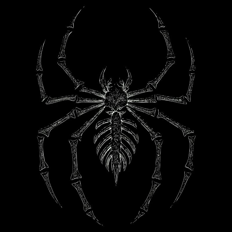 Gothic Skeleton Spider 90's