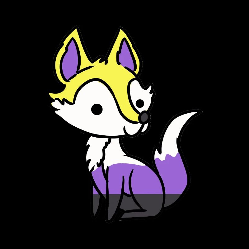 Nonbinary Fox Nonbinary Pride
