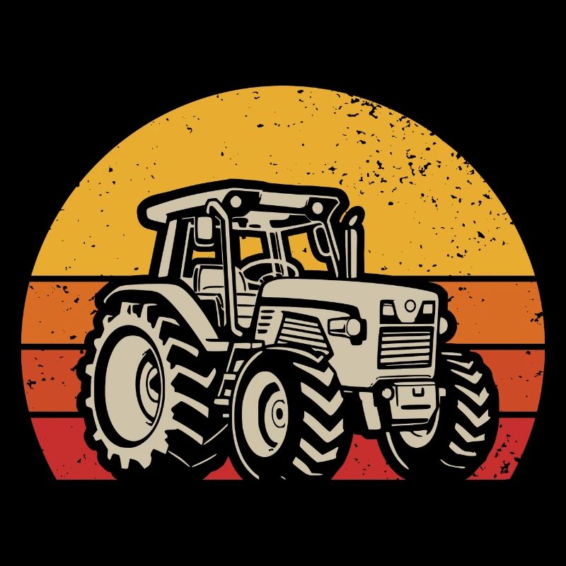 Traktor Bauer Landwirt Trecker