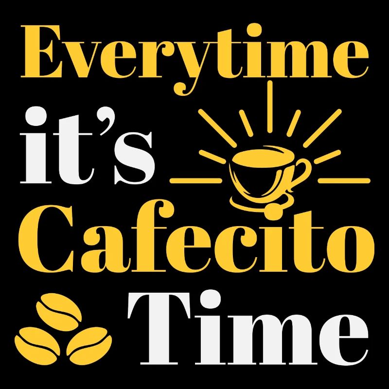 Cafecito Lover Drinking Cafecito Mix Cuban Coffee