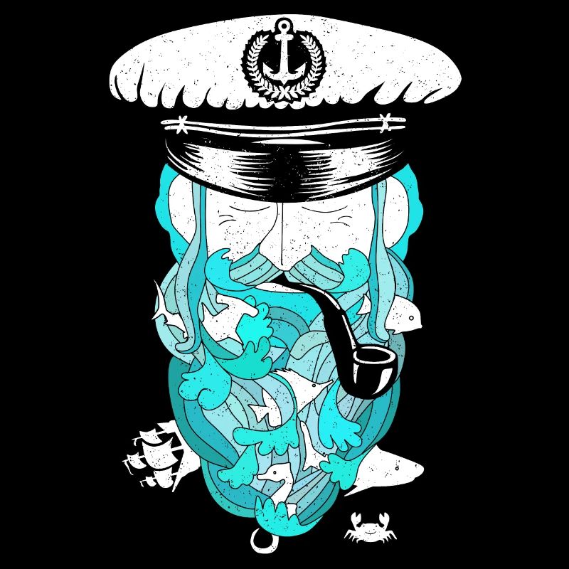 Capitaine dans la mer