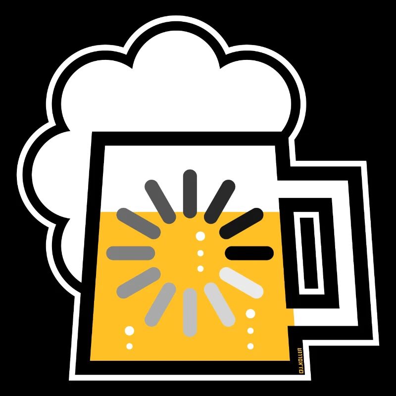 Bier Wird Geladen (Bierkrug Loading / Icon / | )