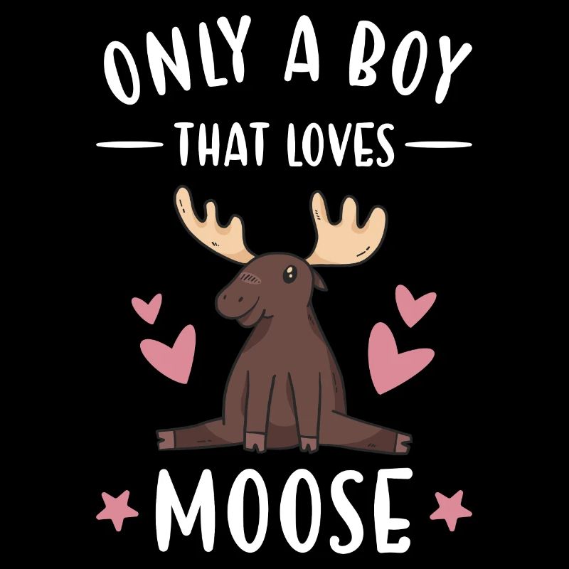 Elk seulement un garçon qui aime l'orignal