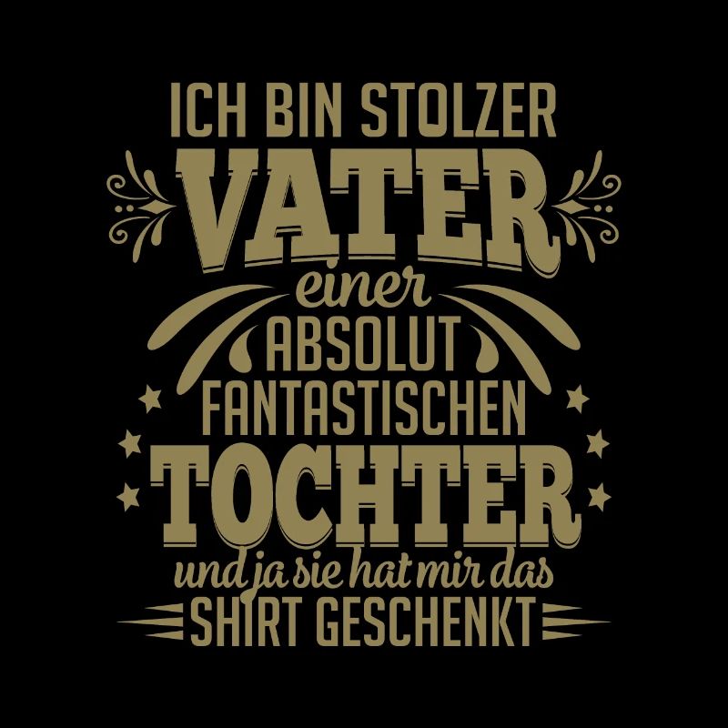 Stolzer Vater einer fantastischen Tochter