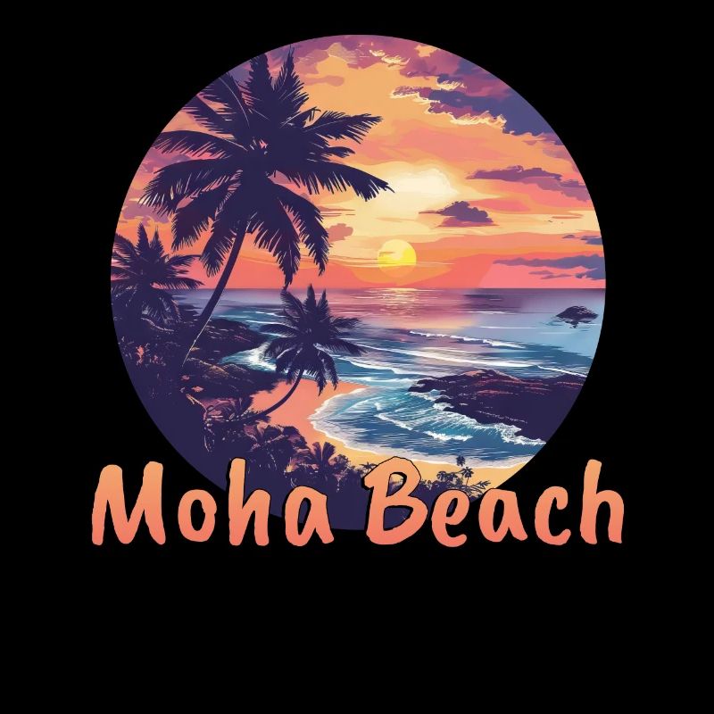 Moha Beach, Caraïbes, Pays-Bas, Vacances au coucher du soleil