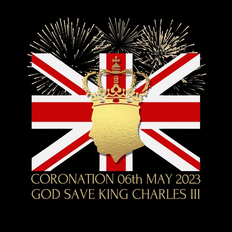 Couronnement du roi britannique Charles Angleterre Drapeau