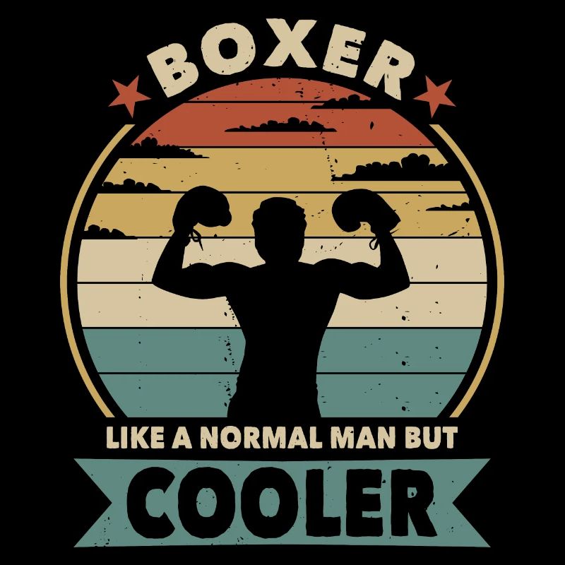 Boxer like a normal man but cooler