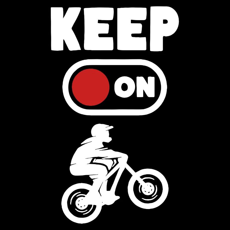 Ebike Keep on Biking Biker Bicycle E-Bike