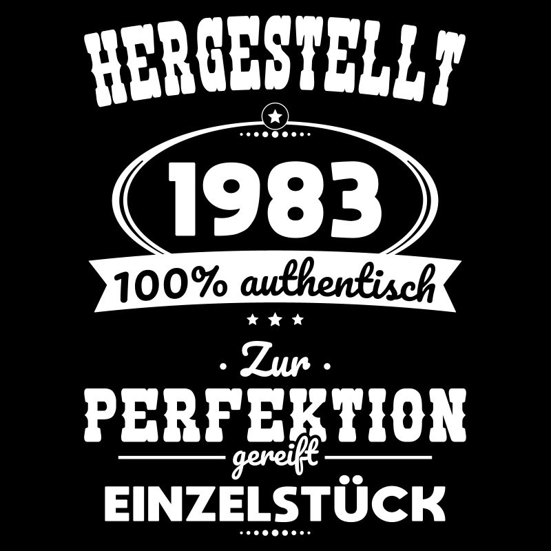 40. Geburtstag - Hergestellt 1983 Einzelstück
