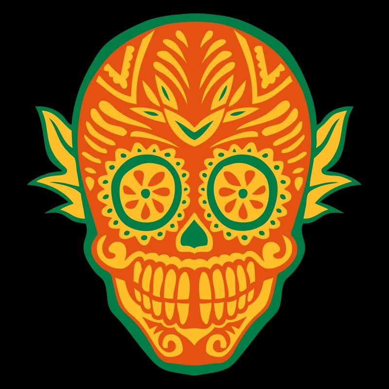 Mexican dead head tetedemort skull