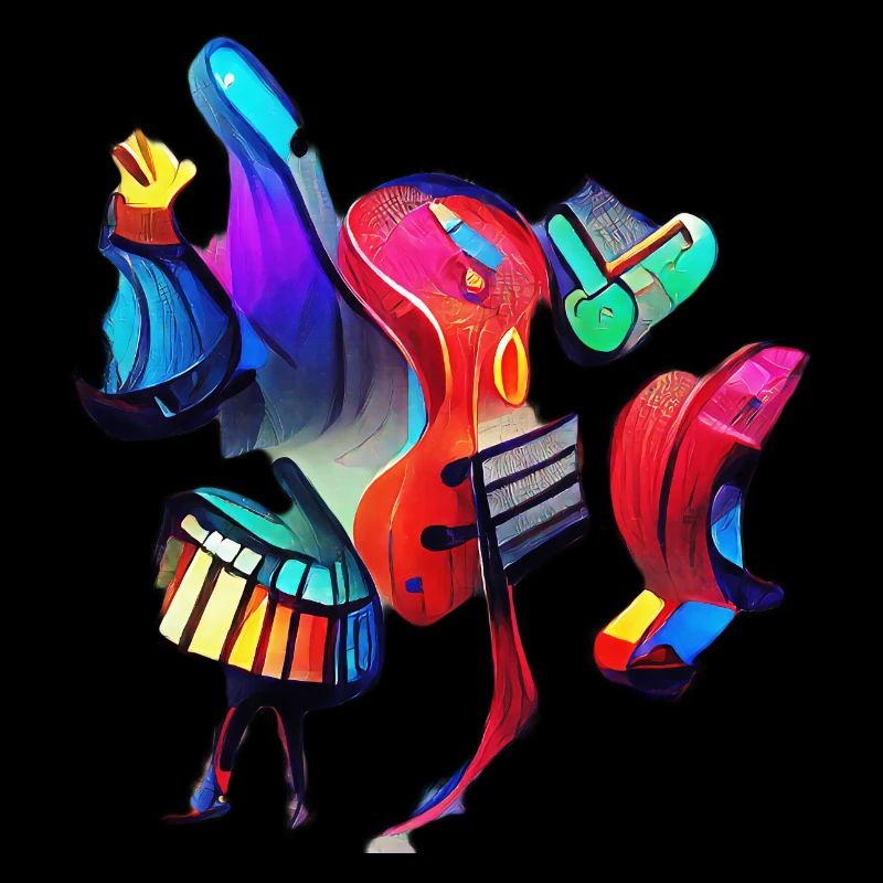 Instruments de musique abstraits