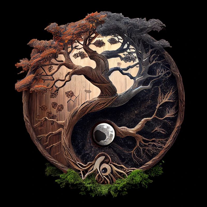 Arbre de vie Yin Yang