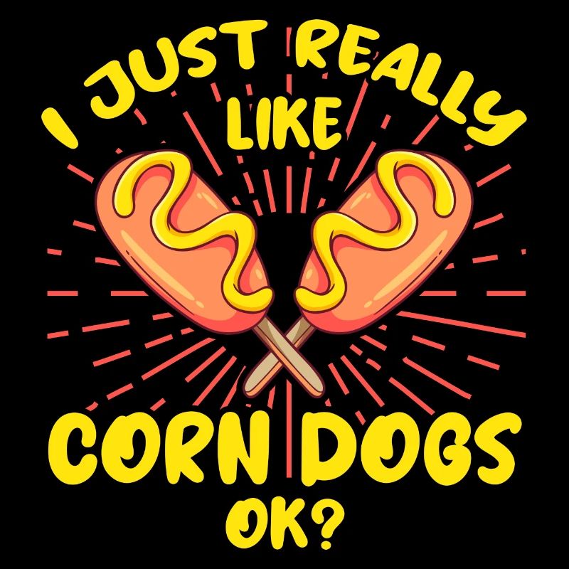 J’aime vraiment les chiens de maïs - Corndog avec