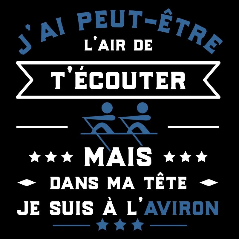 Je suis a l'aviron cadeau