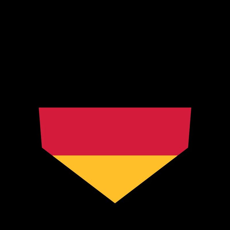 text schild wappen form button 3 farben deutschlan