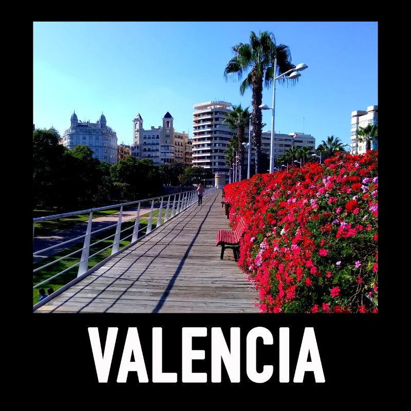 Pont de fleurs à Valence