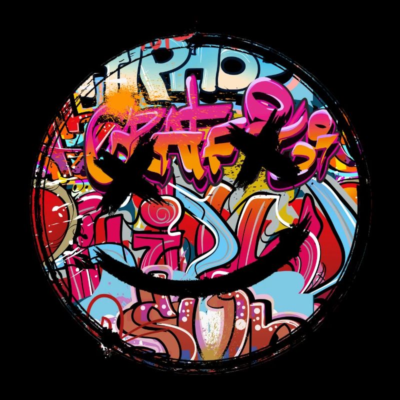 Graffiti style Splash hip hop couleurs peintre couleur
