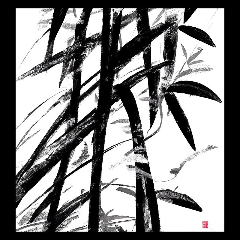Bambusmalerei Sumi-e