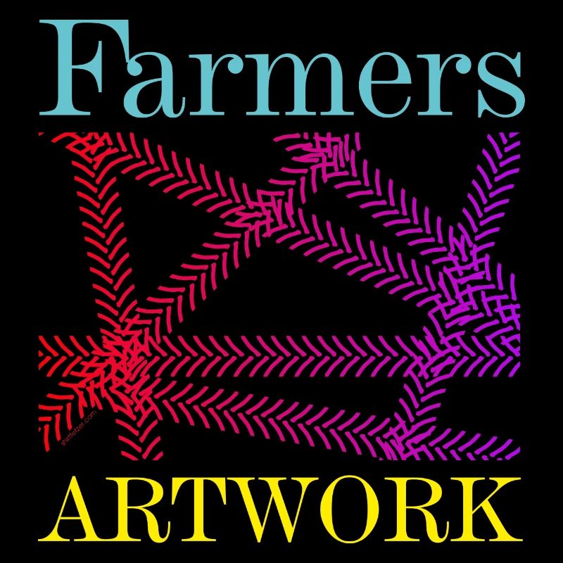 Bauer Traktor Farmers Artwork kunst Rasentraktor