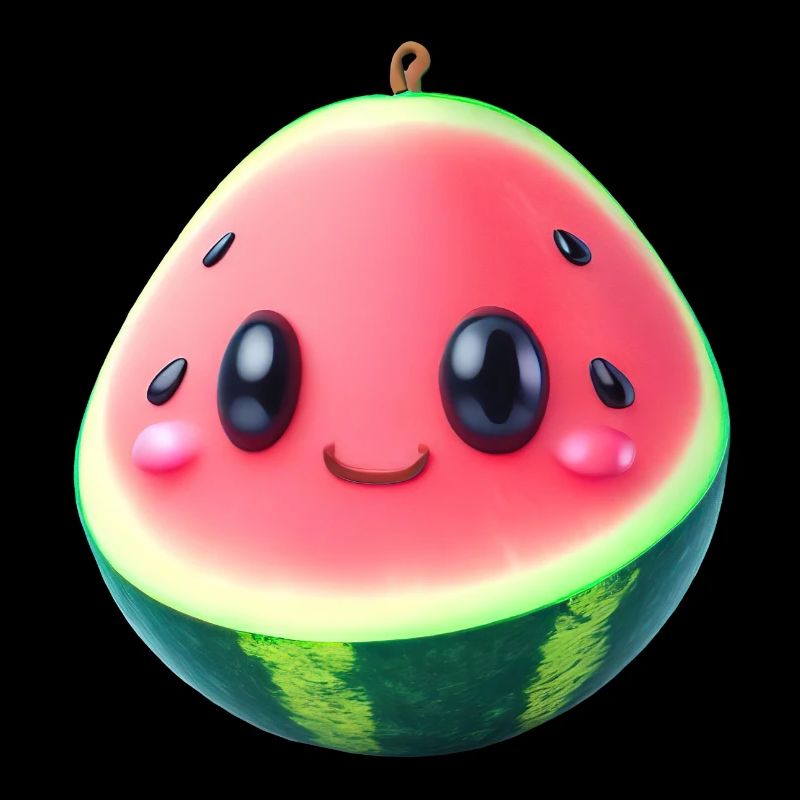 Sweet Watermelon Face Fruit Summer Gift
