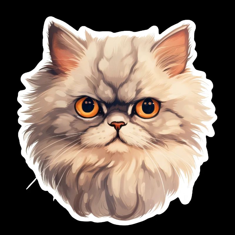 Persian Cat Head
